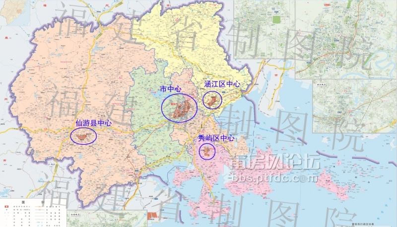 这就是莆田,地域辽阔,繁华只有一点点
