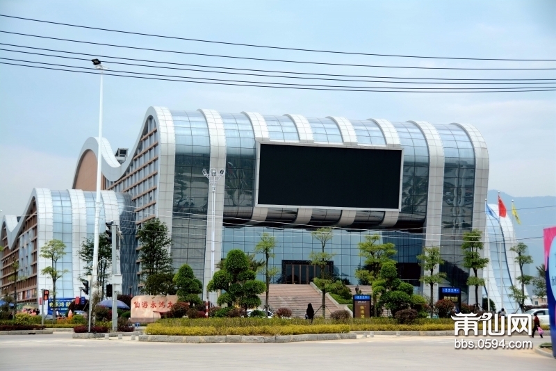 仙游永鸿大剧院 高大醉美外景图 _ 街拍莆田_莆仙网