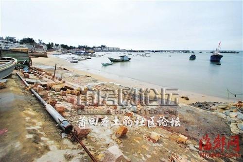 古时施琅将军就是在这片海滩上操练水师的