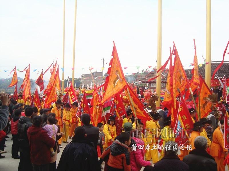 莆田市仙游县赖店镇锦田宫闹元宵活动