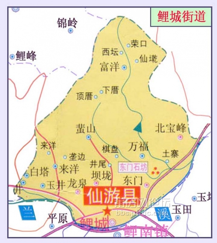 仙游县乡镇地图图片
