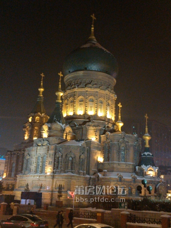 哈尔滨著名的圣索菲亚大教堂