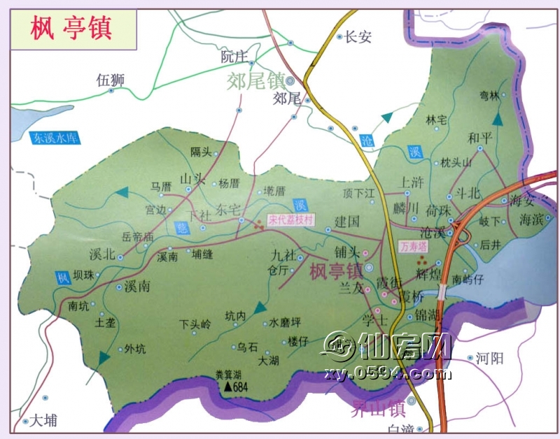 枫亭镇地图大全图片