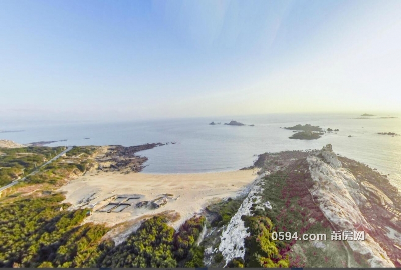 航拍全景看湄洲岛720度领略湄洲岛之美