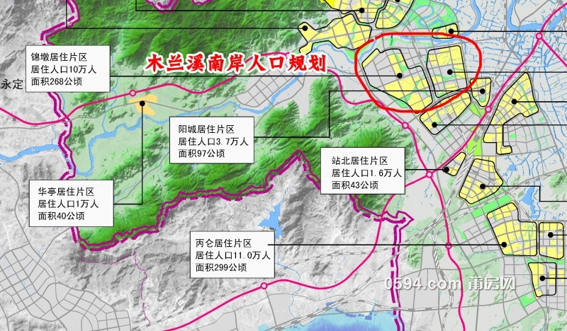 莆田木兰溪南岸规划图片