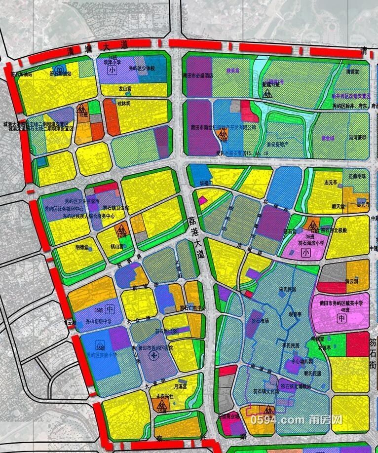 秀屿区未来五年规划图图片