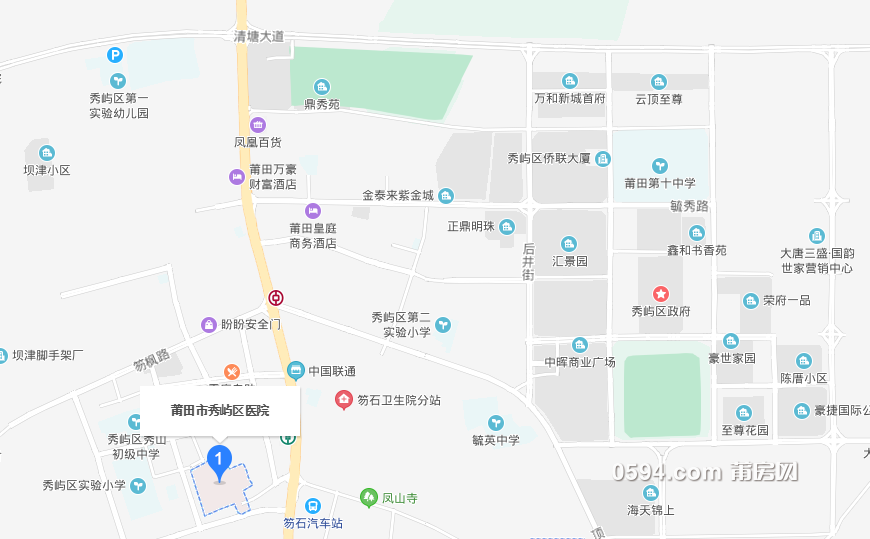 莆田市秀屿区乡镇地图图片