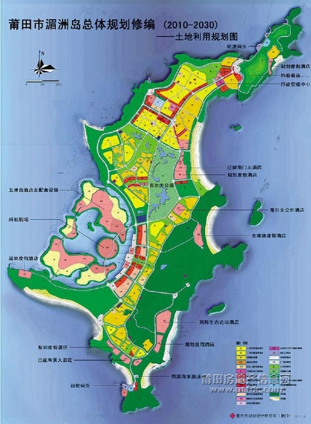 湄洲岛地图详细图片